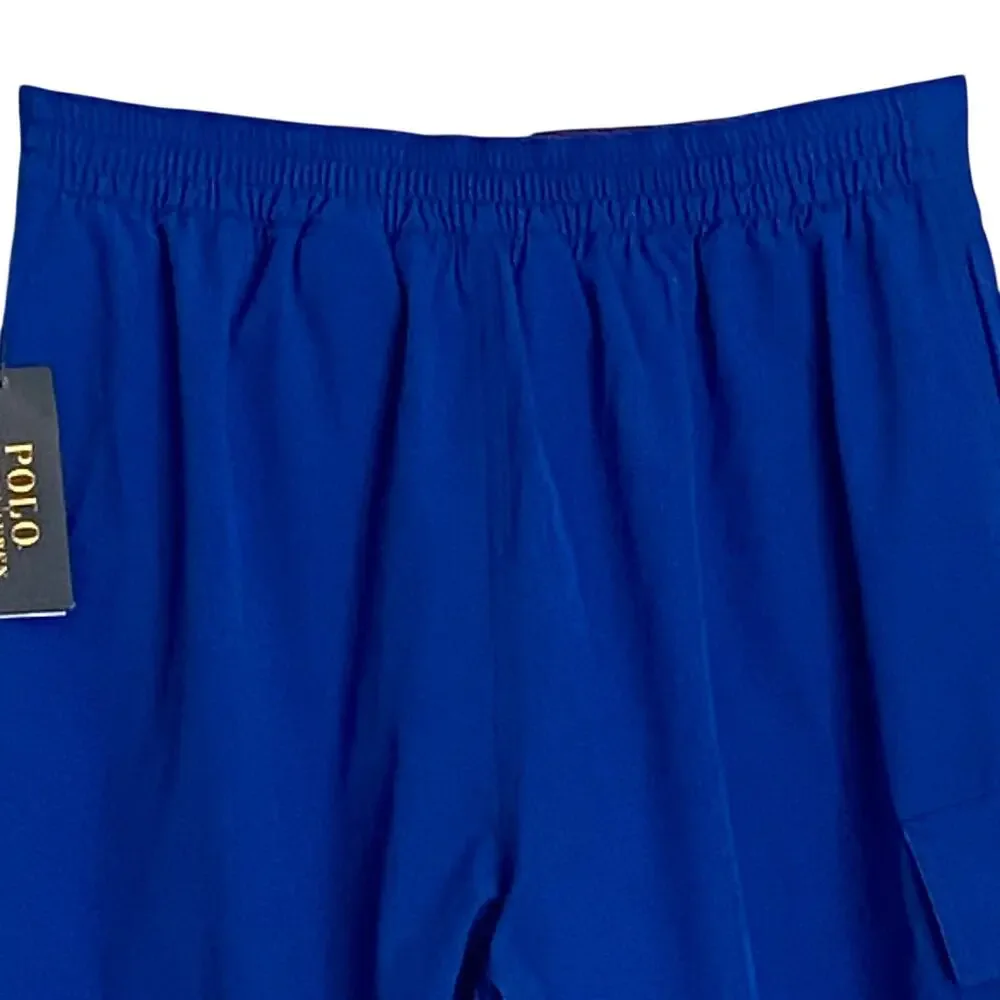 Polo Ralph Lauren Swim Trunks Men's XS Pockets Drawstring Waist Royal Blue NEW